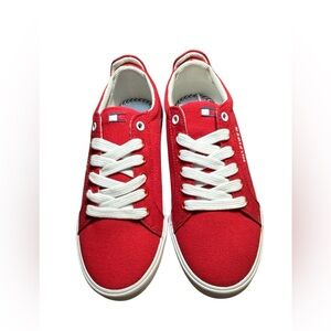 Tommy Hilfiger Heritage Sneakers Red – Youth Size 3 - Boy or Girl